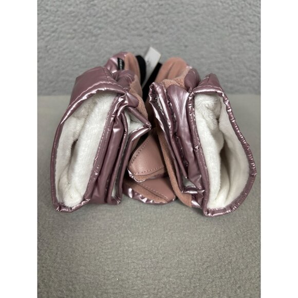 Isotoner Signature Women's Sleek Heat Flip Touchscreen Mittens L/XL Blush NWT's - Picture 4 of 8